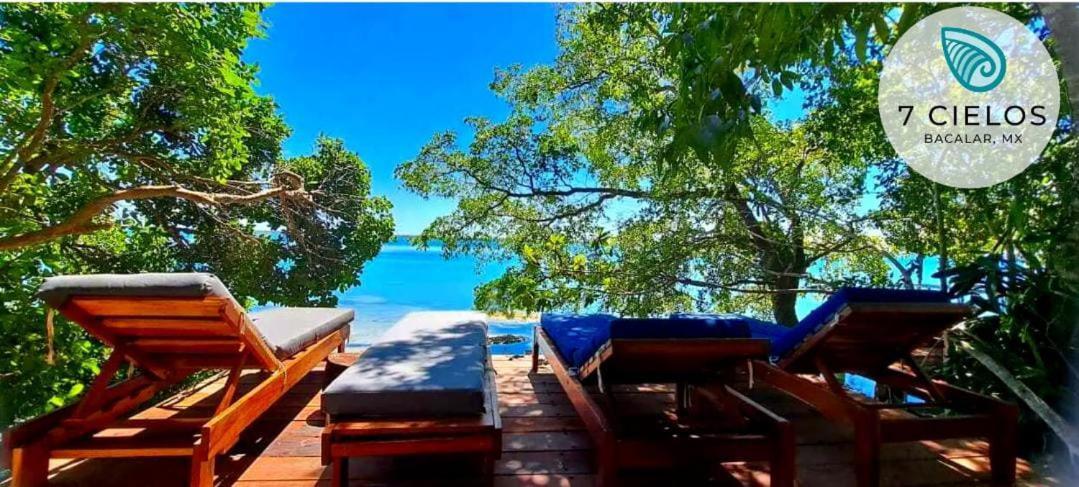 7 Cielos Bacalar. Dış mekan fotoğraf