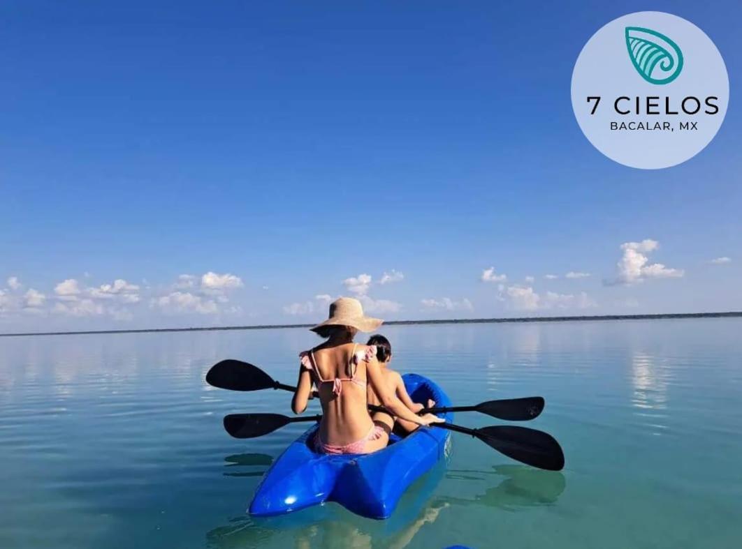 7 Cielos Bacalar. Dış mekan fotoğraf