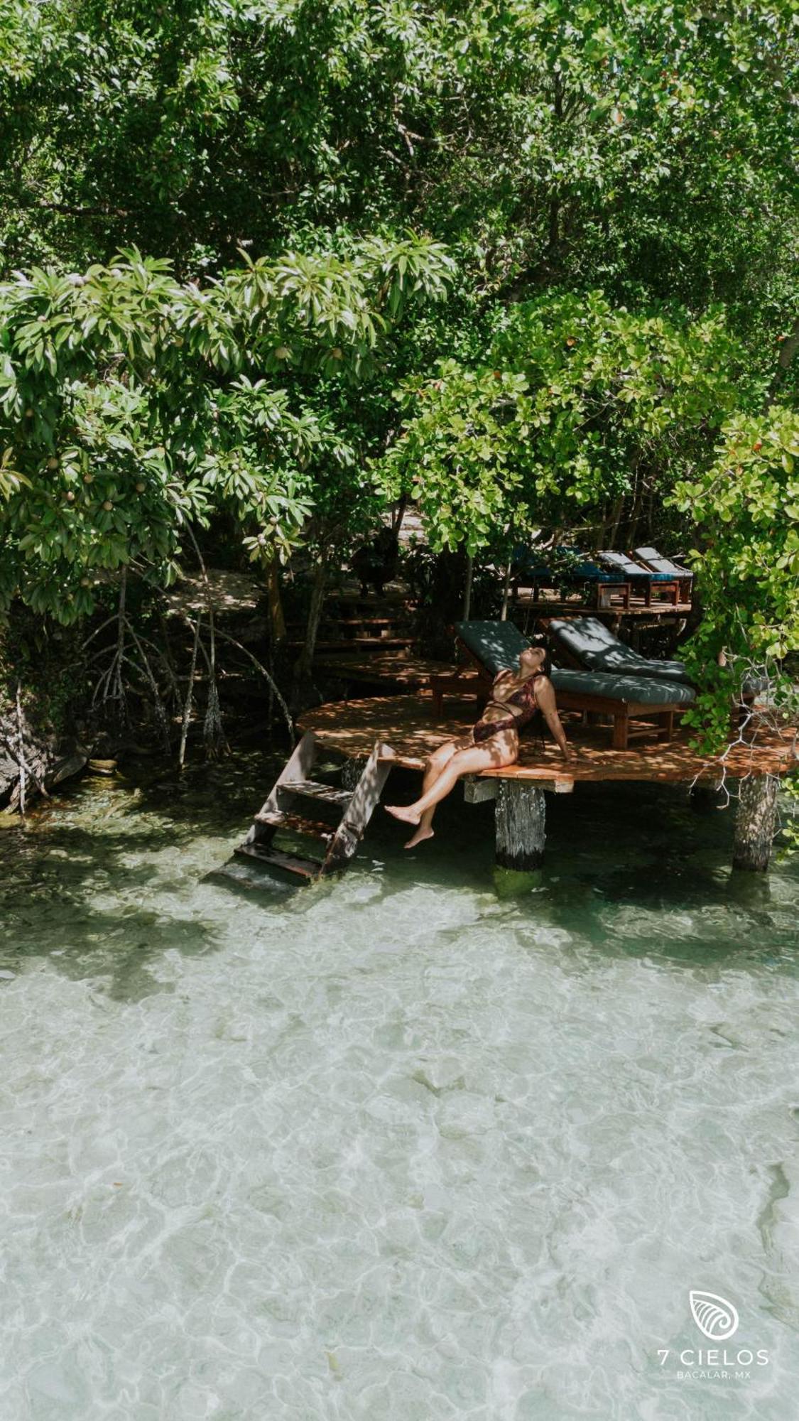 7 Cielos Bacalar. Dış mekan fotoğraf