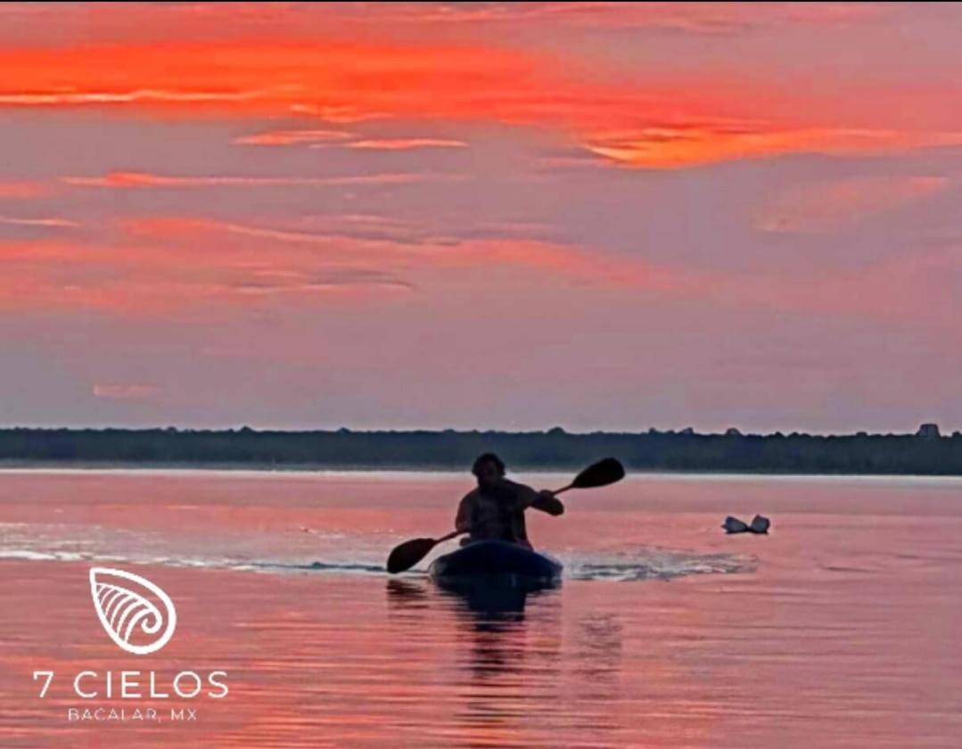 7 Cielos Bacalar. Dış mekan fotoğraf
